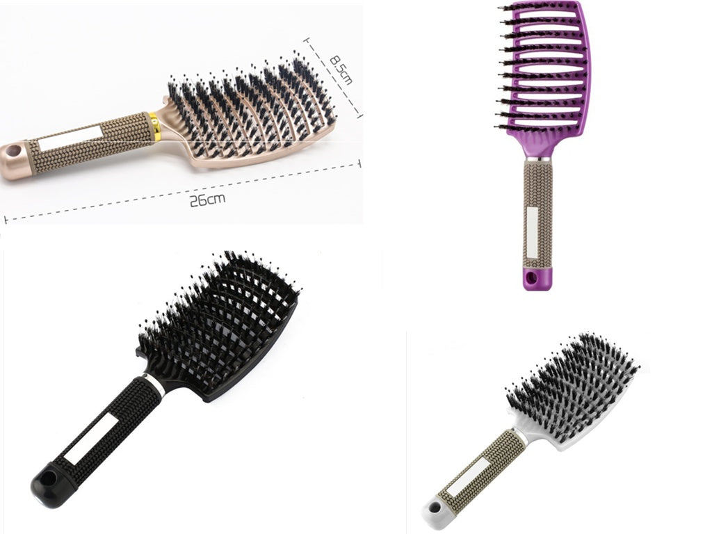 Hairbrush Anti Kit Brushy Women Detangler Hair Brush Bristle Nylon Scalp Massage Teaser Hair Brush Comb Hairbrush Anti Kit Brushy Women Detangler Hair Brush Bristle Nylon Scalp Massage Teaser Hair Brush Comb
